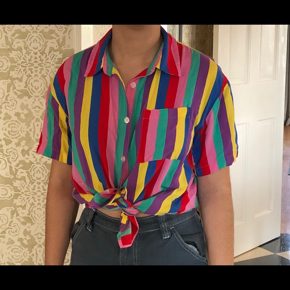 Forever 21 striped button down shirt.